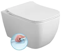 ISVEA VEA závěsná WC mísa Rimless, 34,5x52cm, bílá ISVEA VEA závěsná WC mísa Rimless, 34,5x52cm, bílá