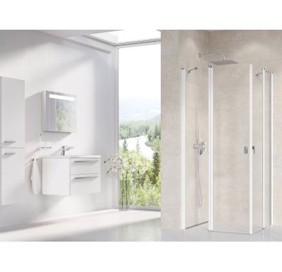 Ravak sprchové dveře CRV2-80 bílá+Transparent