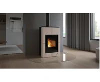 HS Flamingo Krbová kamna AQUAFLAM VARIO ® SAPORO 11kW krémová (teplovzdušná verze) (20)