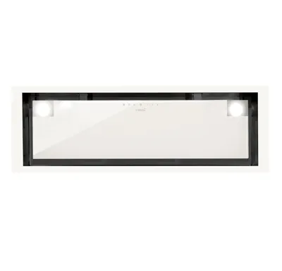 CATA Odsavač par GC DUAL, Bílé sklo, 750mm