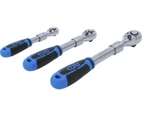 BGS Sada přepínacích ráčen | teleskopická | 6,3 mm (1/4") - 10 mm (3/8") - 12,5 mm (1/2") | 3d (4)