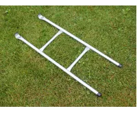 GoodJump 4UPVC červená trampolína 305 cm s ochrannou sítí + žebřík + krycí plachta (16)