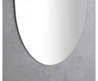 AQUALINE VORA oválné zrcadlo s broušenou hranou 50x85cm, CU free (4)