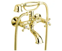 SAPHO ANTEA nástěnná vanová baterie kompletní, zlato