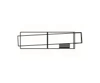 ALMEVA LIL trubkový díl pro fasádní odkouření 0,5m 60/100