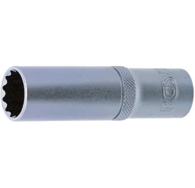 BGS Hlavice nástrčná 1/2" 16 mm, 12ti hranná, prodloužená