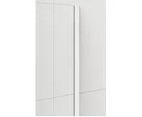 POLYSAN ESCA WHITE MATT jednodílná sprchová zástěna k instalaci ke stěně, kouřové sklo, 1400 mm (2)