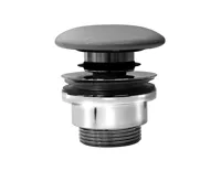 GSI GSI umyvadlová výpust 5/4“, click-clack, keramická zátka, 5-65mm, cenere mat