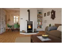 HS Flamingo Kachlová kamna AQUAFLAM VARIO ® PERU 11kW, kachle bílá (teplovzdušná verze) (5)