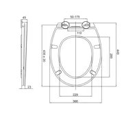 WC závěsný klozet se soft close sedátkem CSS114S (4)