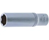 BGS Hlavice nástrčná 1/4" "Super Lock" prodloužená, 10 mm