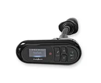 FM transmitter do auta | Husí krk | Hands free volání | 0.4 " | LCD obrazovka | Bluetooth® | 5.0 V DC / 0.5 A | Google Assistant / Siri | Černá (4)