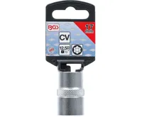 BGS Hlavice nástrčná 1/2" 17.0 mm, Surface Drive BGS Hlavice nástrčná 1/2" 17.0 mm, Surface Drive