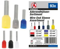 BGS Dutinky kabelové,  izolované,  93 kusů BGS Dutinky kabelové,  izolované,  93 kusů