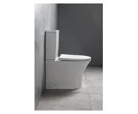 BRUCKNER LEON WC kombi, Rimless, spodní/zadní odpad, bílá (1)