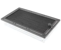 HS Flamingo Krbová mřížka 16x32 cm, TREND grafit s žaluzií