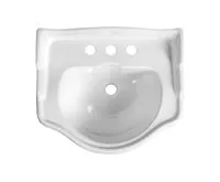 KERASAN RETRO keramické umyvadlo 55x45cm, 3 otvory, bílá (1)