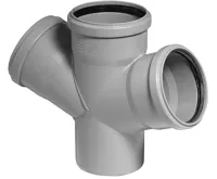 HTDA dvojitá odbočka 45°30 - DN100/100