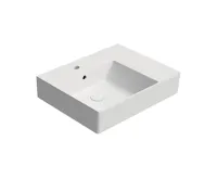 GSI KUBE X keramické umyvadlo 60x47cm, s odkládací plochou vpravo, bílá mat GSI KUBE X keramické umyvadlo 60x47cm, s odkládací plochou vpravo, bílá mat