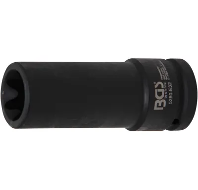 BGS Hlavice nástrčná 3/4", E-profil E32 x 110 mm, úderová