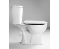 AQUALINE JOSE WC kombi, dvojtlačítko 3/6l, zadní odpad, bílá (3)