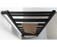 SAPHO METRO SPACE otopné těleso 550x1430 mm, do prostoru, černá mat (4)