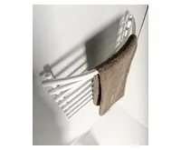 AQUALINE Elektrický sušák ručníků, 570x465mm, 72W, bílý (1)