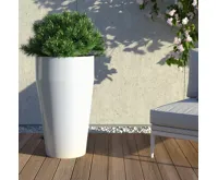 Granisil granitový květináč MONTI vysoký 76 cm Bílý (4)