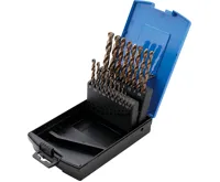 BGS Vrtáky spirálové, HSS-G M35 kobaltová ocel, 1 - 10 mm, 19dílná sada BGS Vrtáky spirálové, HSS-G M35 kobaltová ocel, 1 - 10 mm, 19dílná sada