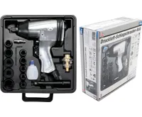 BGS Utahovák pneumatický, úderový 1/2", max 320Nm, sada 16 dílů BGS Utahovák pneumatický, úderový 1/2", max 320Nm, sada 16 dílů