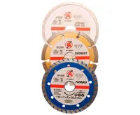 BGS Kotouče diamantové, průměr 115 x 22,2 mm, sada 3 ks