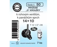 Hartman Sada č.  50: sada "O" kr.k roh.vent. - 14x10 - 7x5003 Hartman Sada č.  50: sada "O" kr.k roh.vent. - 14x10 - 7x5003
