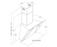 CATA Odsavač par EMPIRE KD 333090 (3)