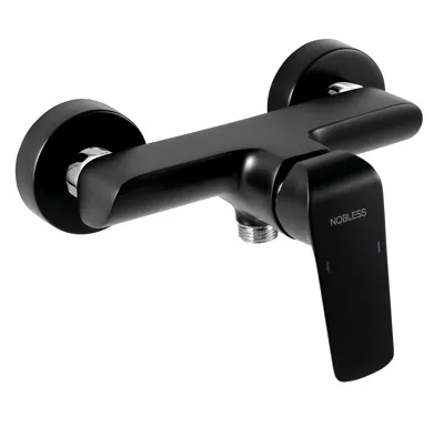 NOVASERVIS Sprchová baterie bez příslušenství 150 mm Nobless Tina černá - 38061/1,5