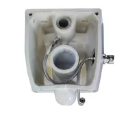 ISVEA SENTIMENTI CLEANWASH závěsná WC mísa, integrovaný ventil a bidet. sprška, Rimless, 36x51cm, bílá (9)