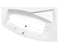 POLYSAN EVIA R HYDRO-AIR hydromasážní vana, 170x100x47cm, bílá