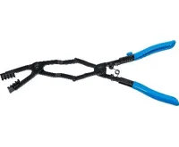 BGS Kleště na hadicové spony s dvojitým kloubem, zahnuté, 0-50 mm, 430 mm