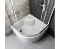 Ravak sprchový kout čtvrtkruh BLCP4-90 SABINA bright alu+Transparent