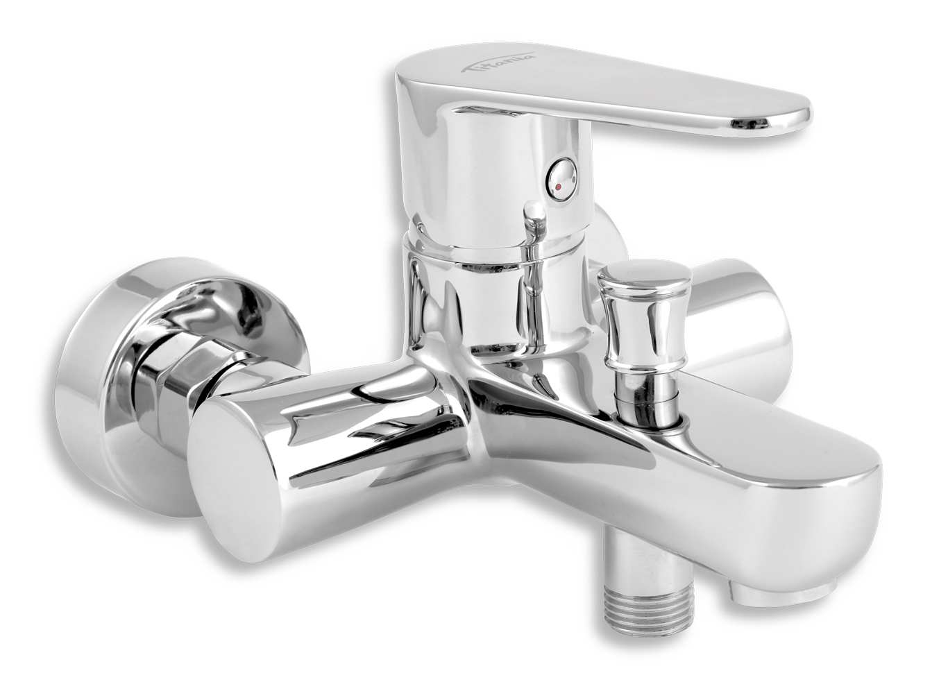 Novaservis vanová baterie bez příslušenství 100 mm titania fresh chrom - 96024/1,0