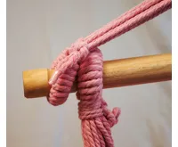 Závěsné křeslo FAIO starorůžová IWH-10190010 (2)