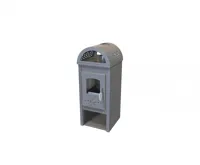 BELLA THALIA, krbová kamna NERA PLUS ECO 5,4 kW, teplovzdušná, antracitová BELLA THALIA, krbová kamna NERA PLUS ECO 5,4 kW, teplovzdušná, antracitová