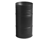 KERASAN BARREL keramické umyvadlo na postavení ke stěně 42x90x42cm, černá mat KERASAN BARREL keramické umyvadlo na postavení ke stěně 42x90x42cm, černá mat