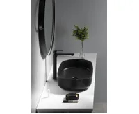 ISVEA INFINITY OVAL keramické umyvadlo na desku, 55x36cm, černá mat (7)