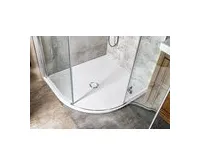 POLYSAN FLEXIA vanička z litého mramoru čtvrtkruh, s možností úpravy rozměru, 100x90cm, R550, pravá (1)