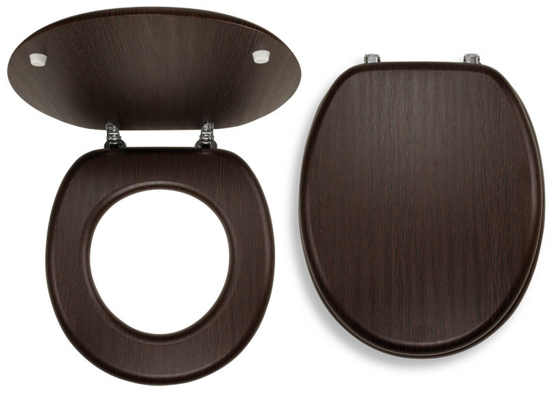 Novaservis sedátko dýhované wenge mdf - wc/wenge