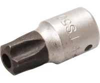 BGS Hlavice zástrčná 1/4" TS50 (5ti hvězda), s vrtáním BGS Hlavice zástrčná 1/4" TS50 (5ti hvězda), s vrtáním