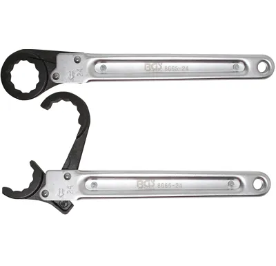 BGS Klíč ráčnovýč na potrubí, 24 mm