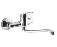 AQUALINE AQUALINE 35 nástěnná baterie, ramínko ploché zvýšené, chrom