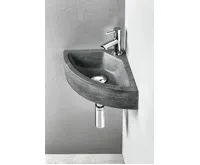 SAPHO BLOK kamenné umývátko rohové 30x30cm, antracit (5)