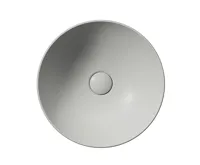 GSI PURA keramické umyvadlo na desku, průměr 40cm, cenere mat (3)